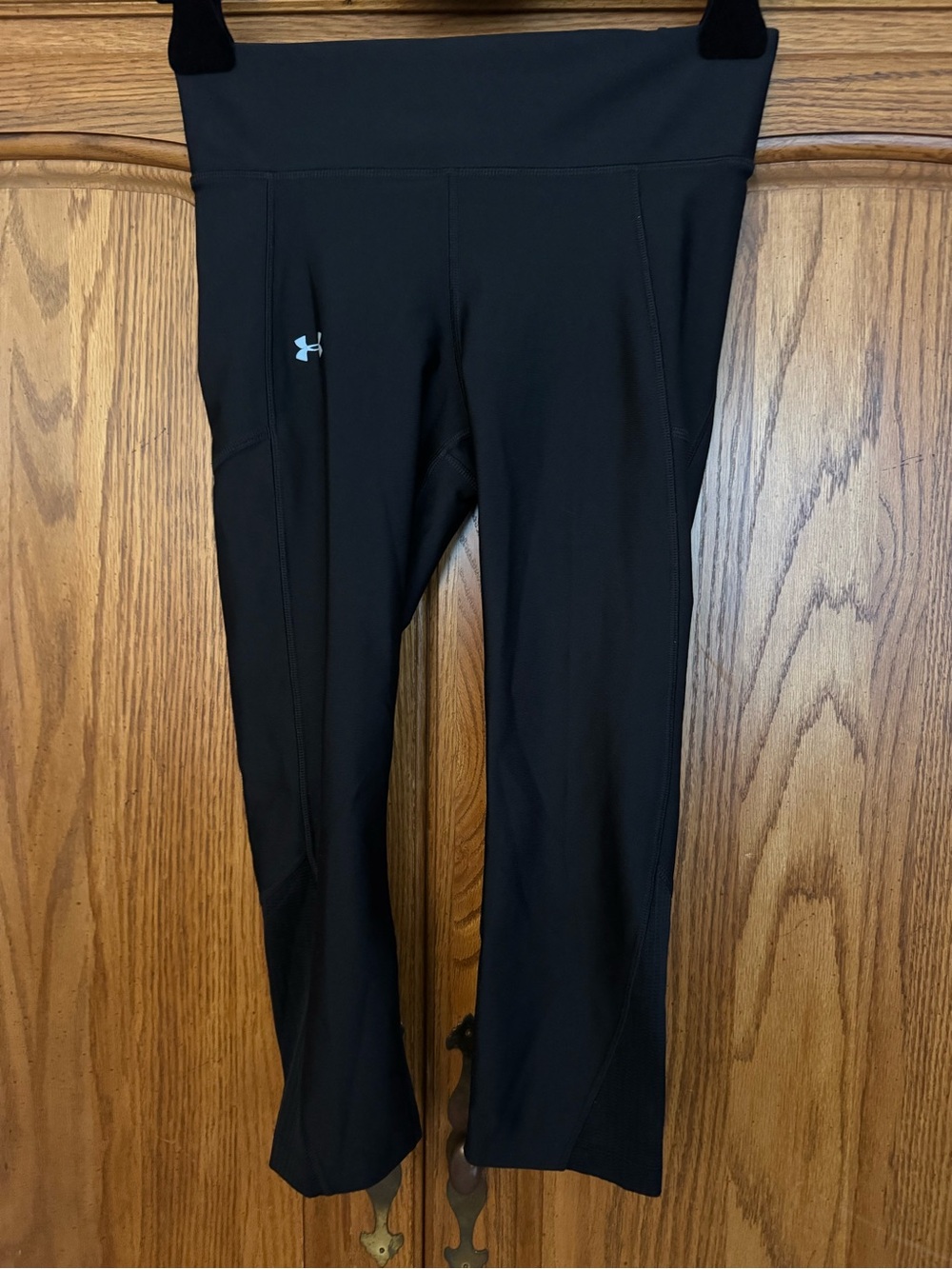Under Armour Women’s Black Athletic Joggers with Zipper Pocket - Picture 2 of 2